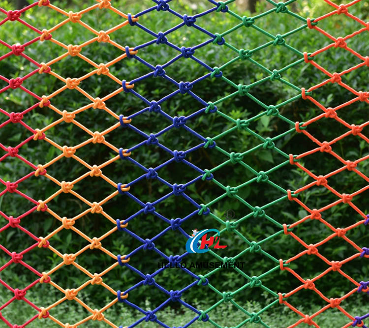 Colorful Nylon Net Rope Kids Safety Net Protection Net Climbing Fence 8