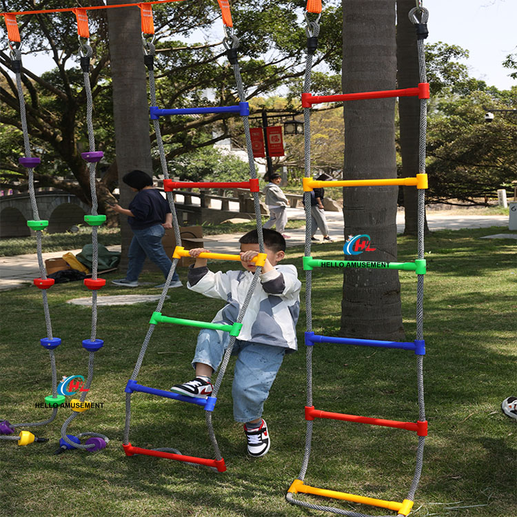 Colorful plastic cross-file climbing ladder accessories 5