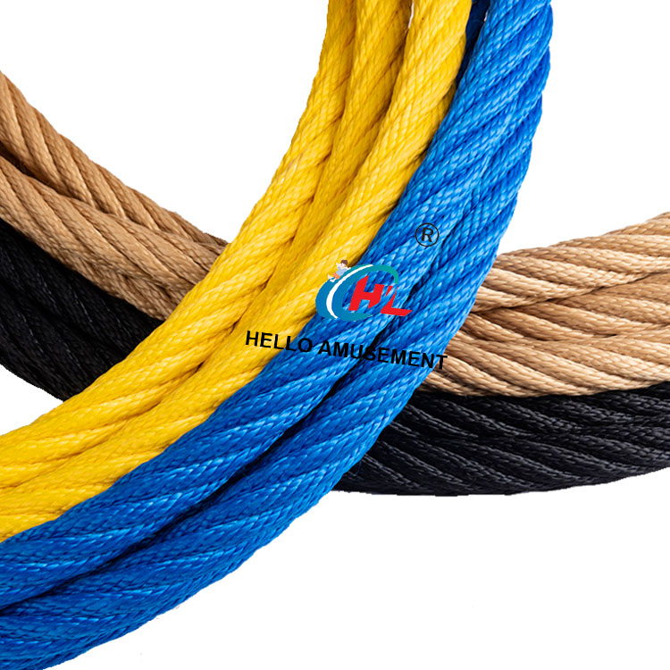Composite Steel Wire Children's Play Equipment Climbing Rope 4