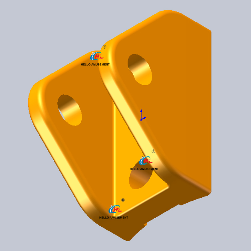 Customized wooden playground equipment rope connection buckle 1