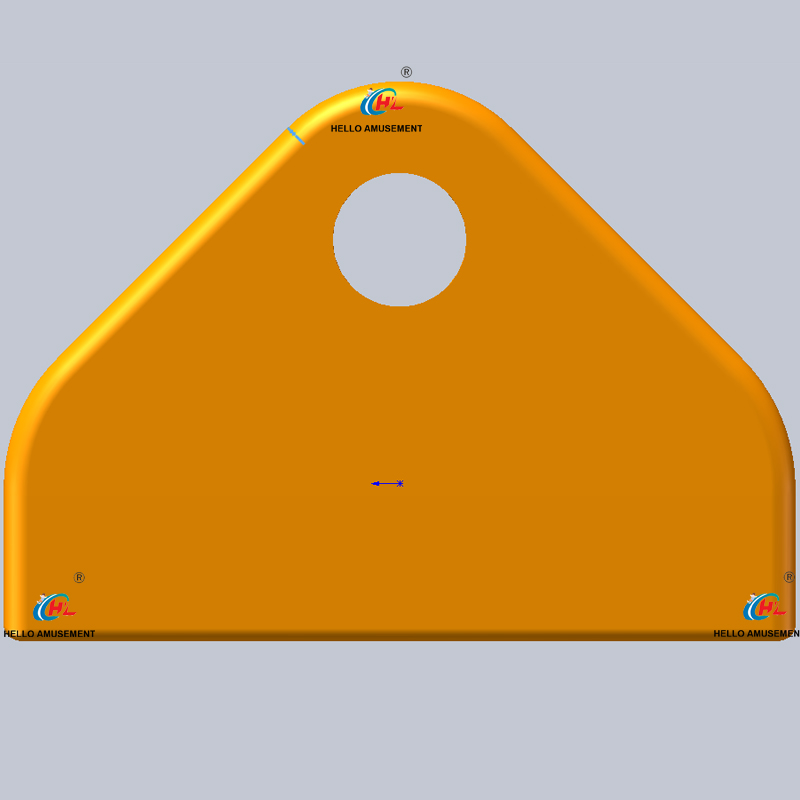 Customized wooden playground equipment rope connection buckle 4