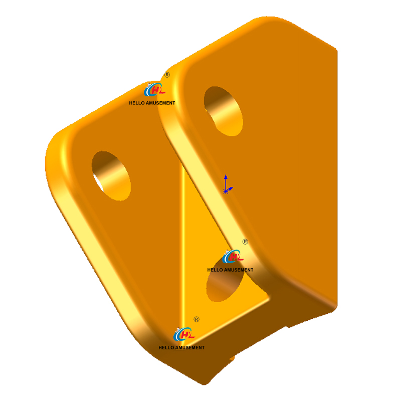 Customized wooden playground equipment rope connection buckle 8