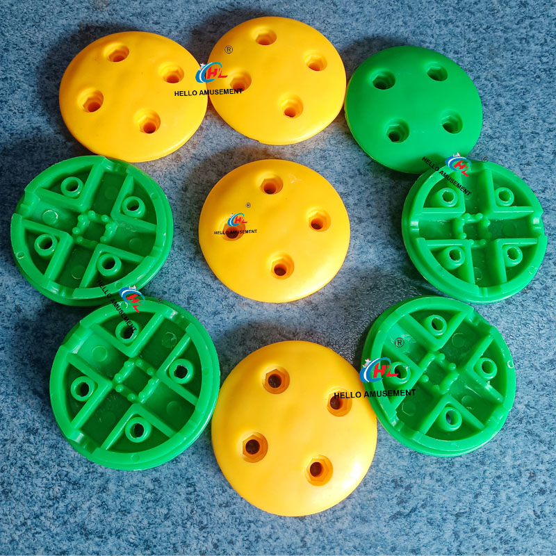Kids playground rope plastic cross climbing net X connector 3