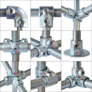 Naughty castle steel pipe round pipe connectors protective fence around the connection accessories 12