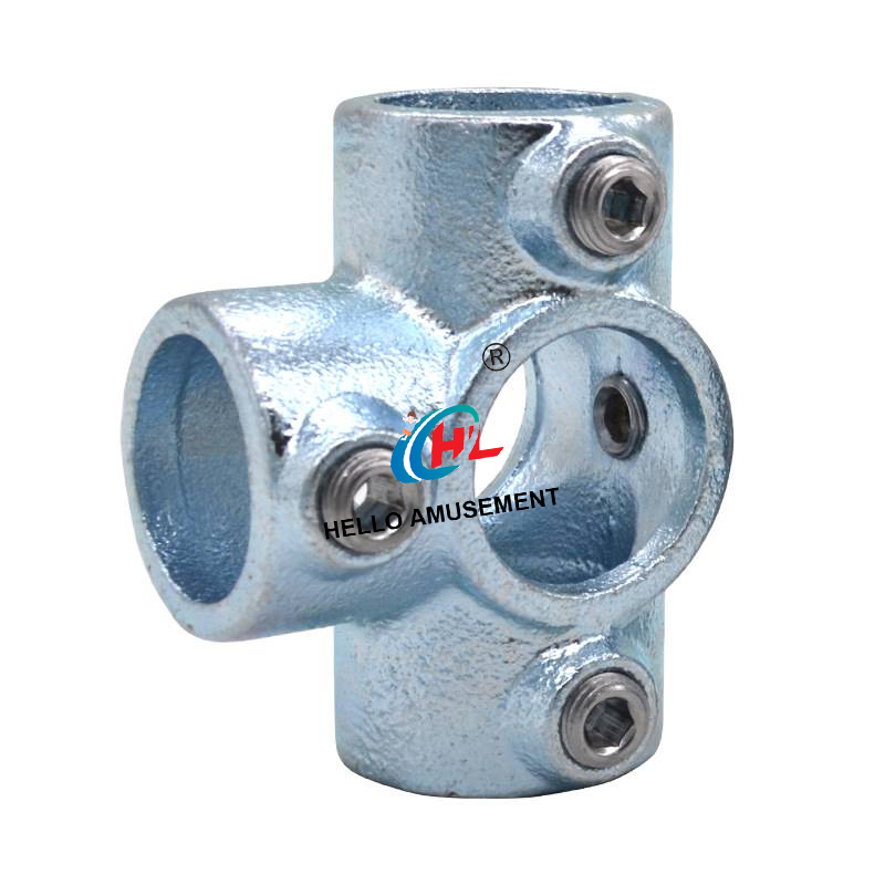 Naughty castle steel pipe round pipe connectors protective fence around the connection accessories 4
