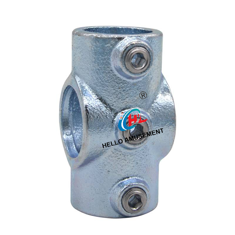 Naughty castle steel pipe round pipe connectors protective fence around the connection accessories 5