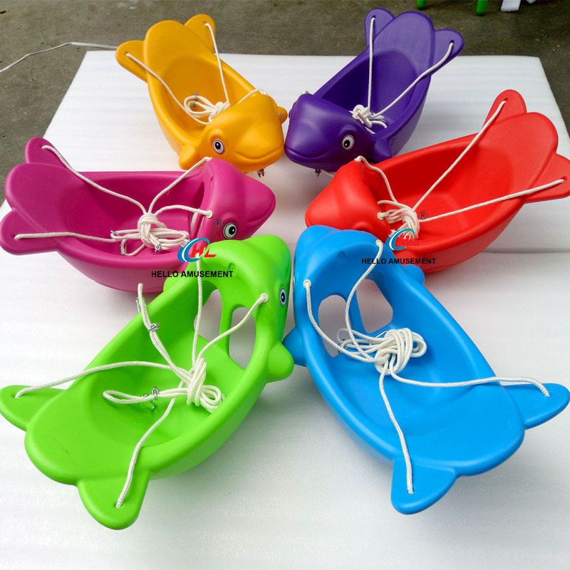 Plastic swing seats swing hangers parts of indoor outdoor playground 3