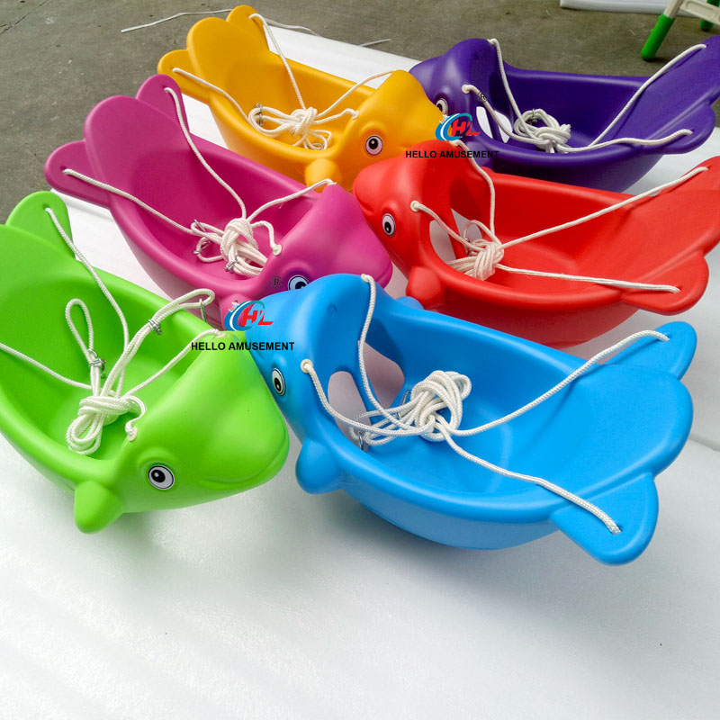 Plastic swing seats swing hangers parts of indoor outdoor playground 4