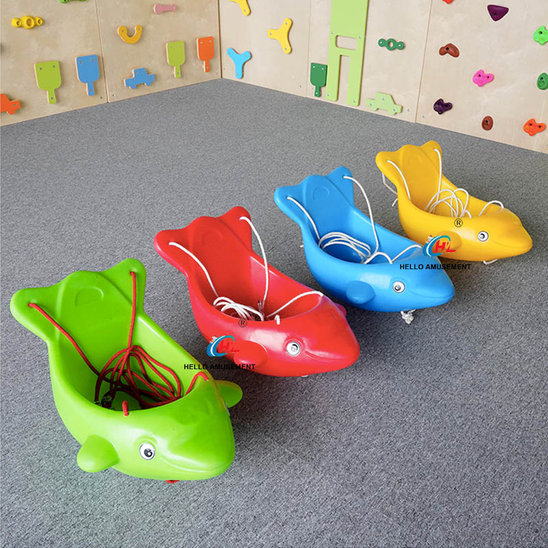 Plastic swing seats swing hangers parts of indoor outdoor playground 5