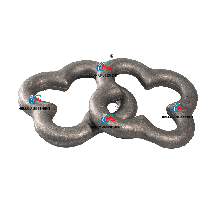 Plum Shaped Rope Net Metal Fittings For Playground 1