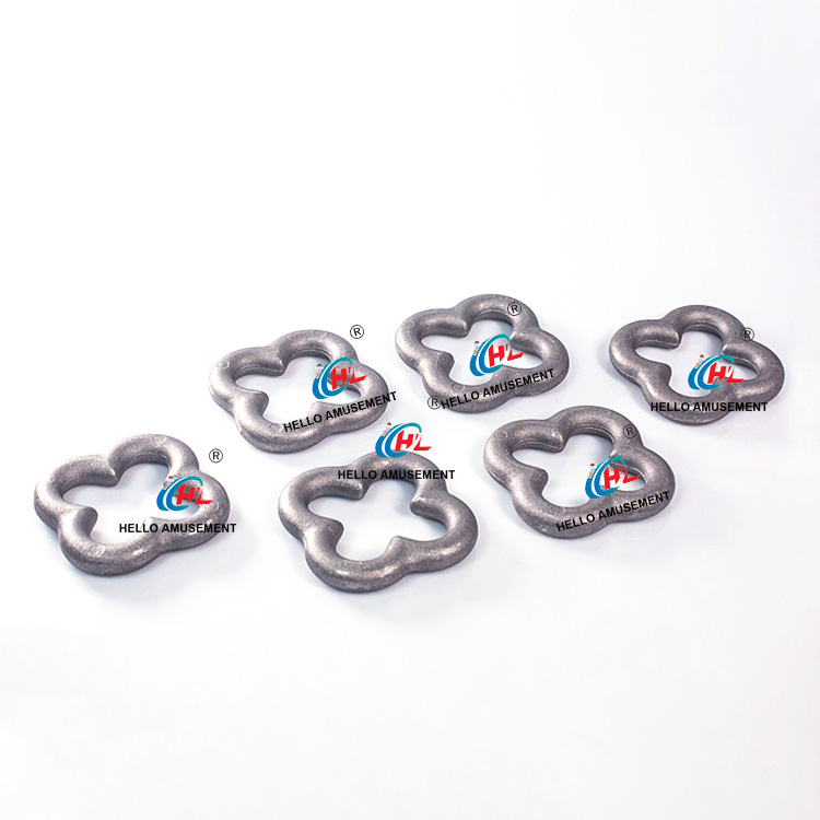 Plum Shaped Rope Net Metal Fittings For Playground 3