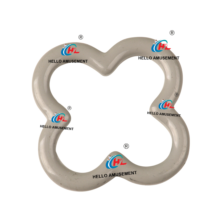 Plum Shaped Rope Net Metal Fittings For Playground 4