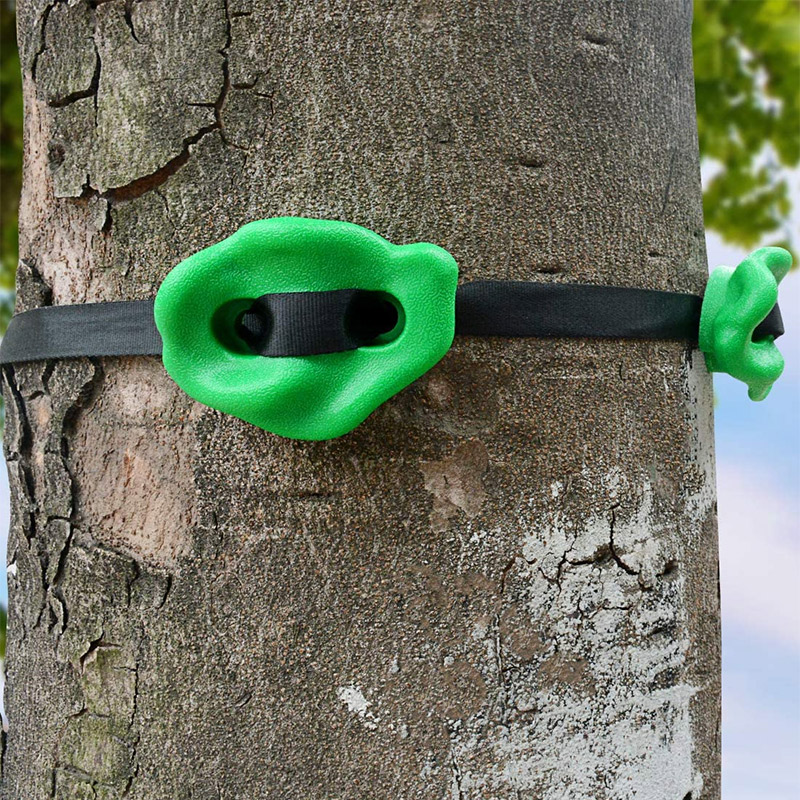 Rock Climbing Holds Ninjia Tree Climbers with Ratchet Straps