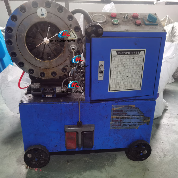 Rope Fixing Connector, Playground Pipes and Tubes Compressing Machine 3