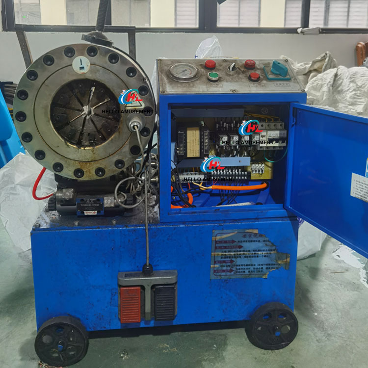 Rope Fixing Connector, Playground Pipes and Tubes Compressing Machine 4