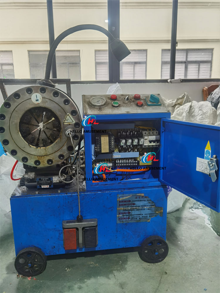 Rope Fixing Connector, Playground Pipes and Tubes Compressing Machine 6