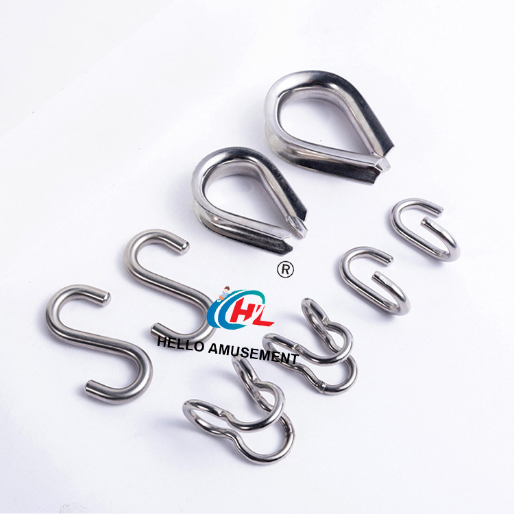 S-type stainless steel connecting buckle climbing net accessories 9