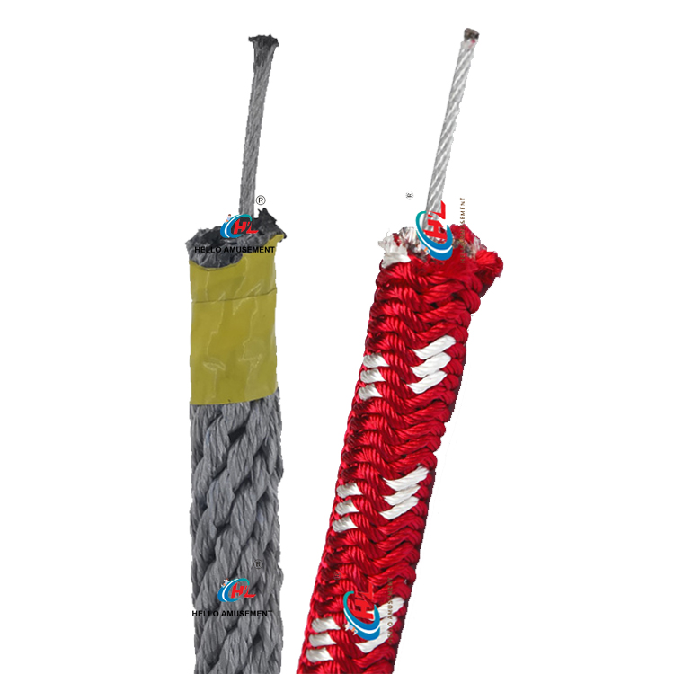 Single Steel Core Adventure Playground 16 mm Ropes for Outdoor 1