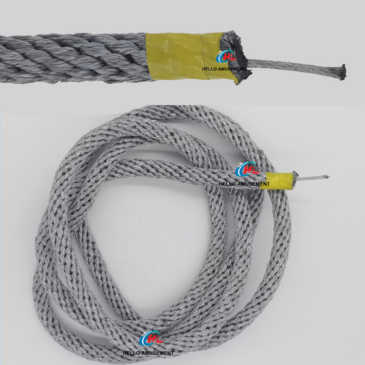 Single Steel Core Adventure Playground 16 mm Ropes for Outdoor 4