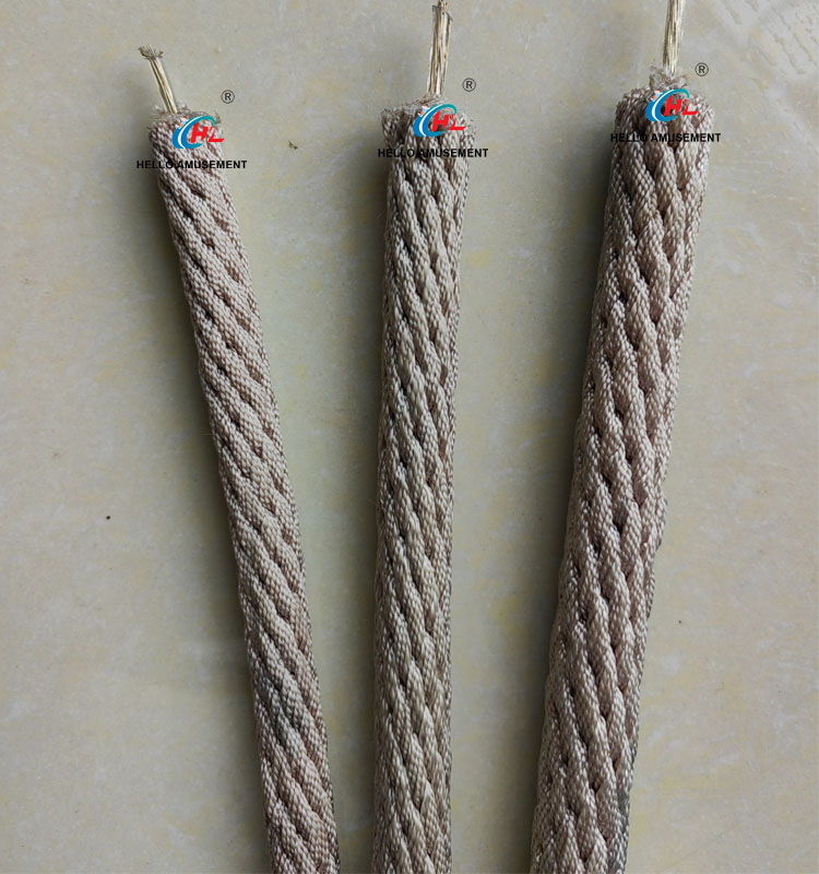 Single Steel Core Adventure Playground 16 mm Ropes for Outdoor 6