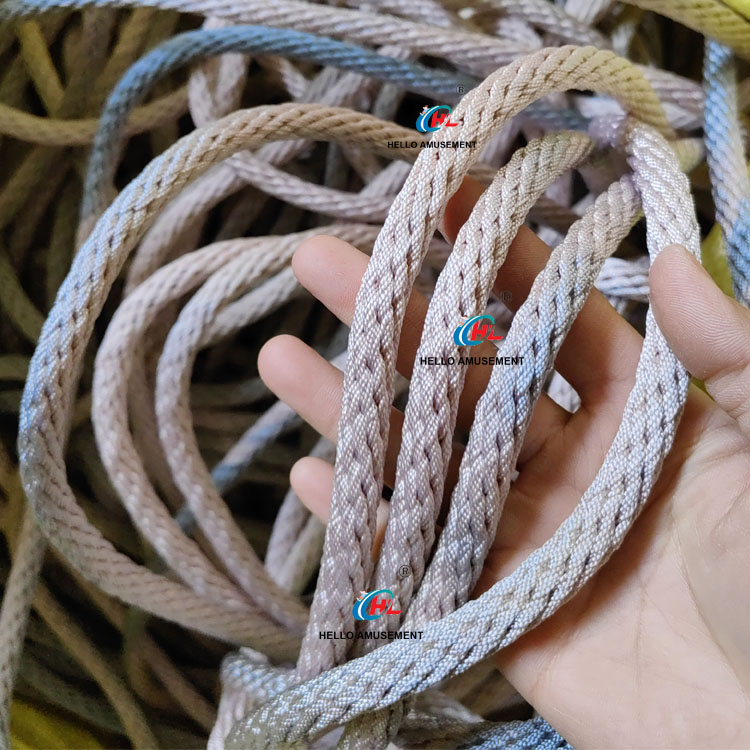 Single Steel Core Adventure Playground 16 mm Ropes for Outdoor 7