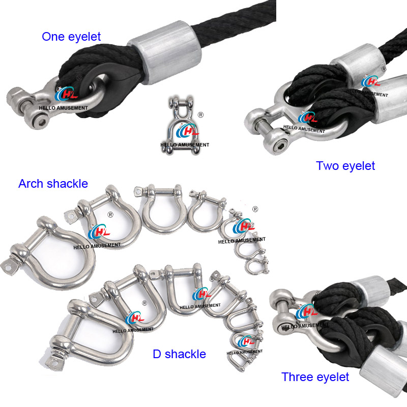 Stainless Steel D shackle Arch Shackle 12