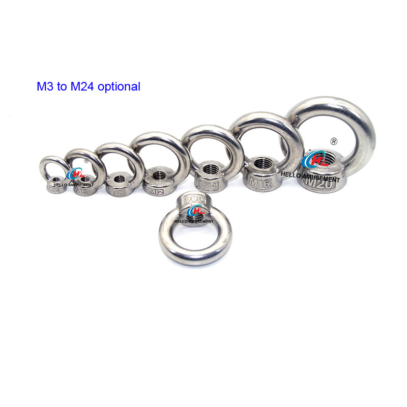 Stainless Steel Eye Nuts Eye Screws 6