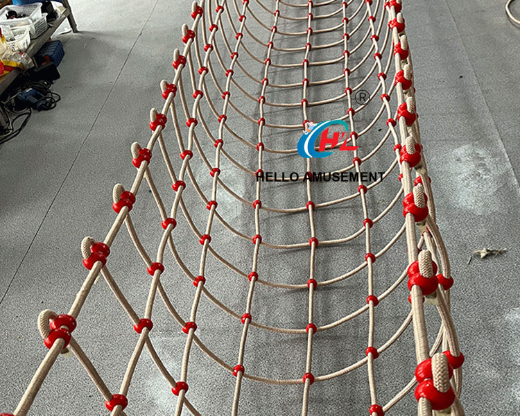 Steel Wire Core Rope Nylon Mesh Rope Children's Climbing Net 6