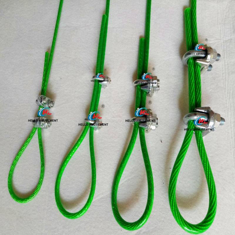 Wire rope chuck U-shaped clamp 11