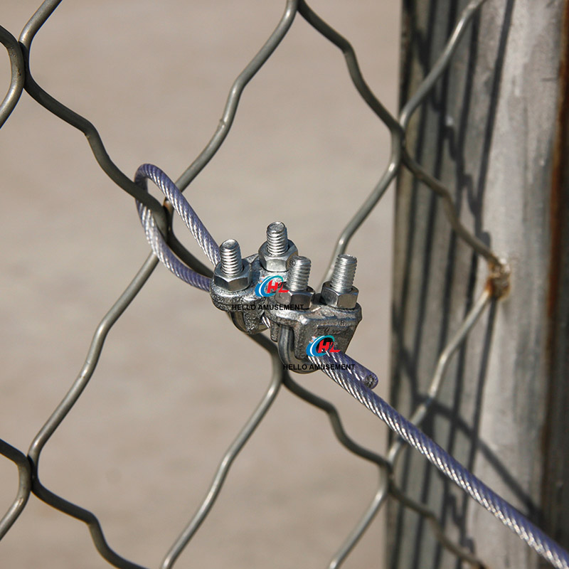 Wire rope chuck U-shaped clamp 14