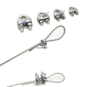 Wire rope chuck U-shaped clamp 15