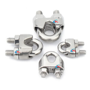 Wire rope chuck U-shaped clamp 3
