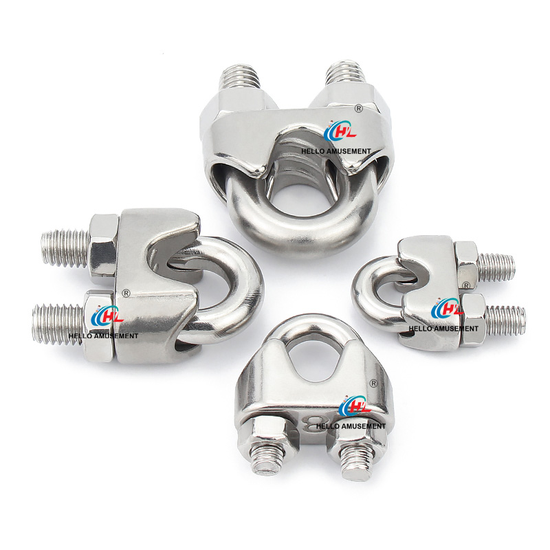 Wire rope chuck U-shaped clamp 3