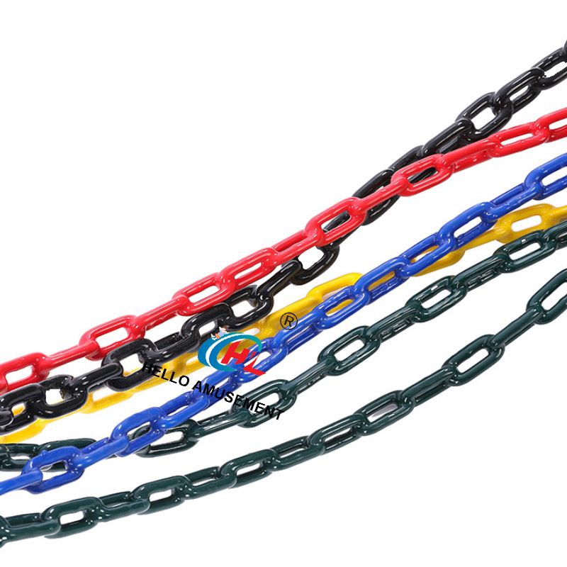 outdoor playground swing steel chain with rubber coated 2