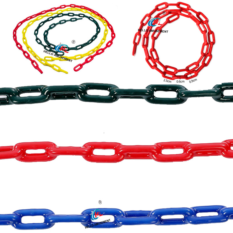 outdoor playground swing steel chain with rubber coated 4