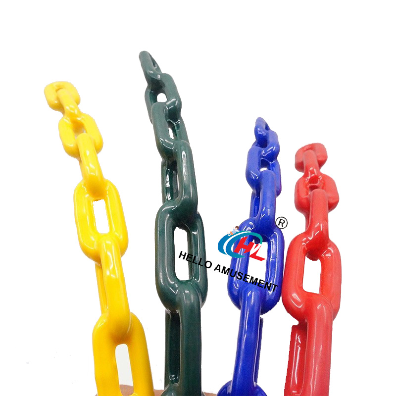 outdoor playground swing steel chain with rubber coated 5