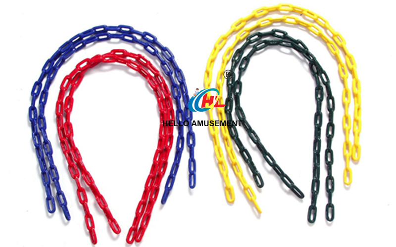 outdoor playground swing steel chain with rubber coated 6